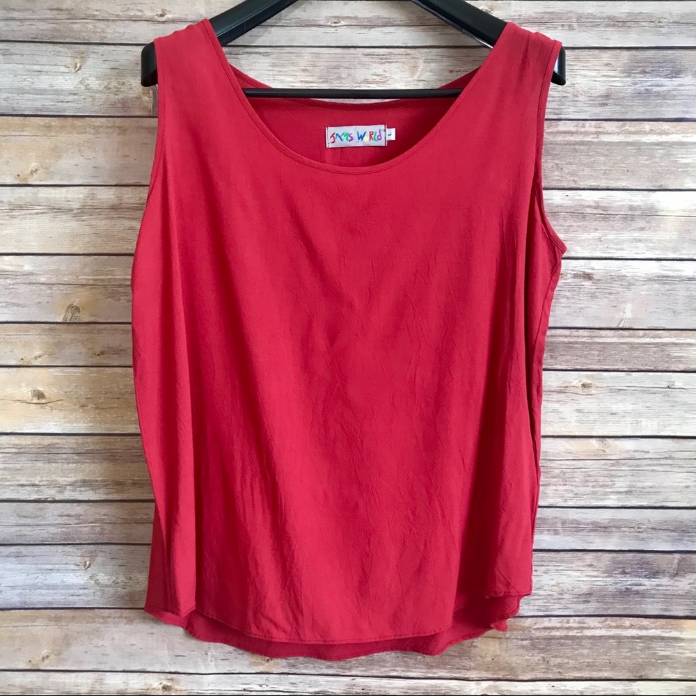Jams World Cinnabon Red Tank Top